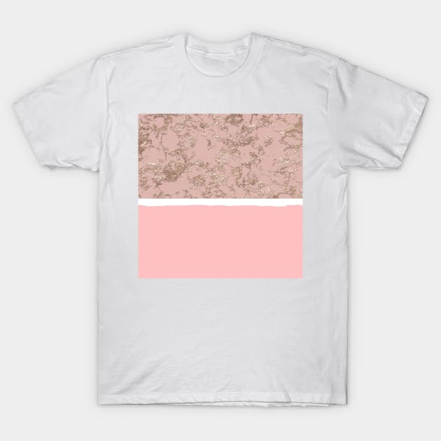 Stone textured background pink T-Shirt by Jenmag